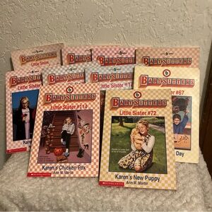 Lot of 10 of The Baby-sitters Club-Little Sister Ann M. Martin Books Random Mix